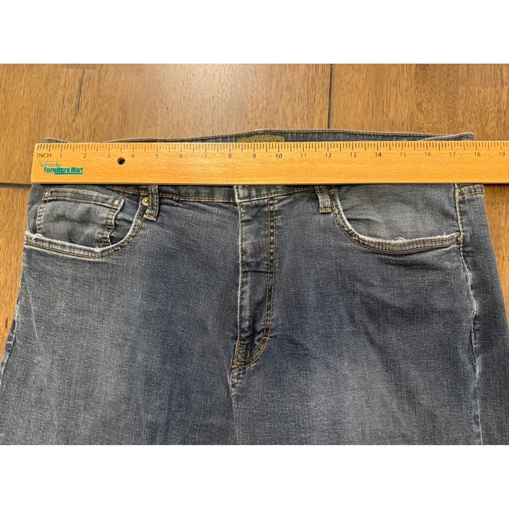 Urban Star Mens Relaxed Straight Leg Dark Wash Stretch Jeans 36x32 02513692CO